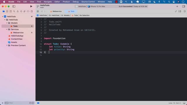 SwiftUI TodoList App Using JSON API - Fetching and Displaying Items