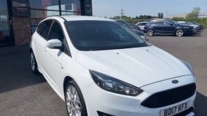 FORD FOCUS 1.5 DIESEL ST-LINE WHITE 2017 17-PLATE