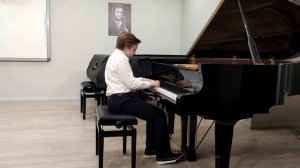 Л.Бетховен Рондо Соль мажор ор.129, М. Мошковский Этюд №1 ор.72. Исполняет Артемий Барышников