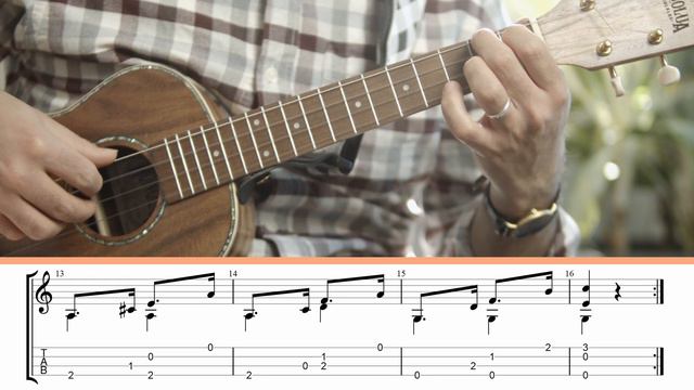 Lesson 64 - Aguado | Beginner Ukulele Fingerstyle TAB смотреть онлайн
