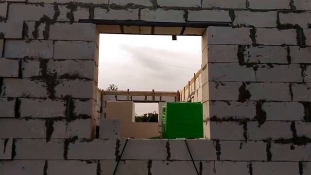 Дом из газобетона Армопояс Опалубка и армирование