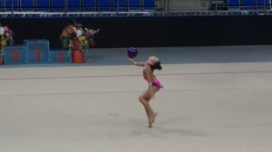 Полстяная Елизавета 2003 г.р,мяч г.Москва
