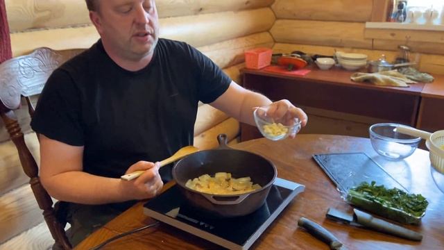 Жареная картошка с салом