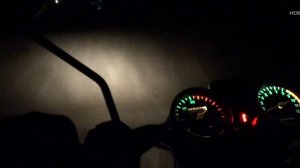 Мопед Альфа Zip motors. Ночной тест света фары.