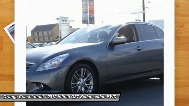 2012 Infiniti G37 Sedan NEWPORT BEACHSEAL BEACHCOSTA MESAHUNTINGTON BEACHWESTMINSTER P2439