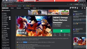 Omega Tower Defense Simulator Codes! (Check Description)