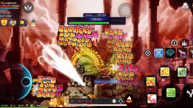 lets play maplestory m: fantasy mmorpg  gameplay mercedes zenith lvl 102  zakum expedition quest