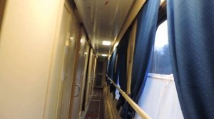 Москва Поезд "ЯНТАРЬ" Москва-Калининград Купе и коридор вагона нового типа - 26 апреля 2017