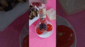 ТЕПЛЫЙ САЛАТ  С БАКЛАЖАНАМИ ПОД СОУСОМ ТЕРИЯКИ.