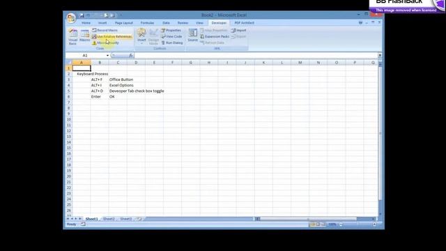 The Developer Tab in MS Excel 2007 смотреть онлайн