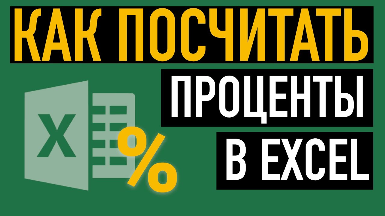 Расчет процентов в Excel. Разбираем на примерах как посчитать проценты в Excel