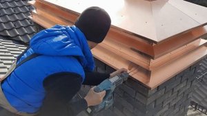 МЕДНЫЕ КОЛПАКИ НА ДЫМОХОД!!!