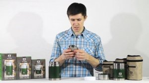 Термос суповой Арктика серии 306A в чехле с супер широким горлом (видео обзор)