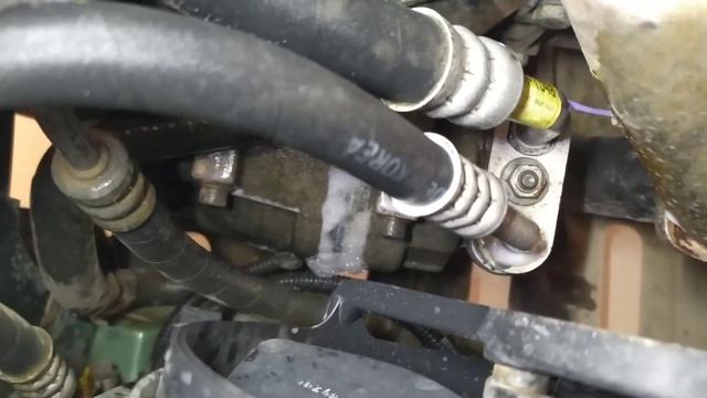 Deawoo Lanos утечка фреона. Опресовка системы кондиционирования азотом. смотреть онлайн