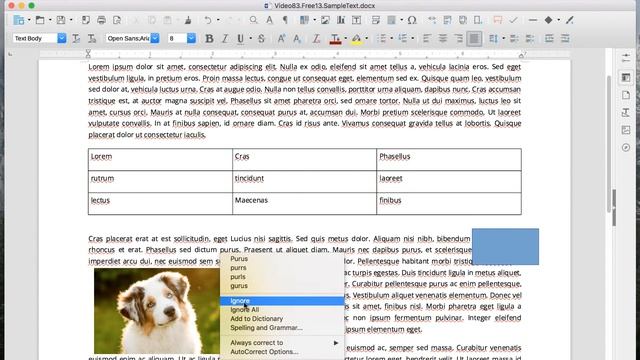 LibreOffice Writer: Introduction to context menus смотреть онлайн