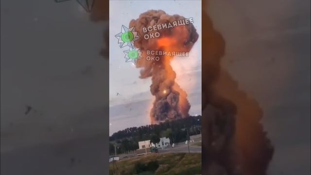 Уничтожение объекта ВСУ БПЛА-камикадзе "Герань" в Житомирской области/Destruction of the AFU object