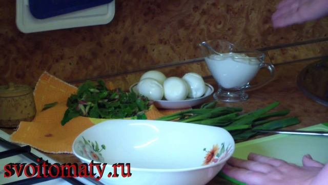 Салат из молодых листочков и почек липы смотреть онлайн