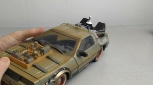 Обзор DeLorean (Назад в будущее) Модель 1/15