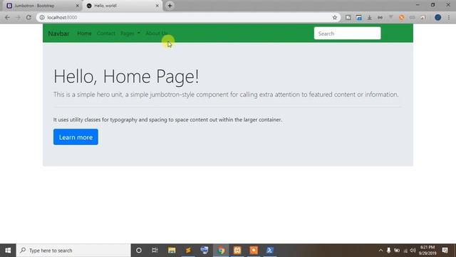 11. laravel bangla tutorial (extends) | #laravel #laravel 6 | learn hunter