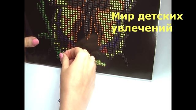 Картина из пайеток. Бабочка. Подробный мастер-класс / Picture of sequins. Butterfly