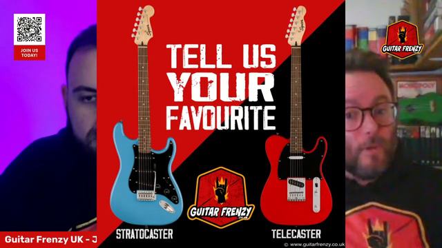 Guitar Frenzy Squier Sonic Stratocaster Competition Live Draw смотреть онлайн