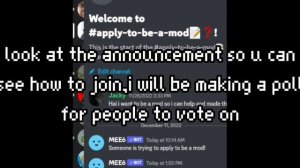 Mod contest on my discord