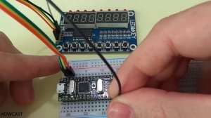 Подключение модуля tm1638 к Ардуино