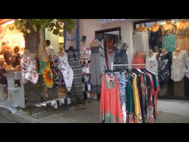 Отдых в Болгарии  Шопинг по Созополю  Bulgaria  Shopping in Sozopol