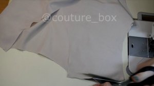 Обработка боковых швов топа