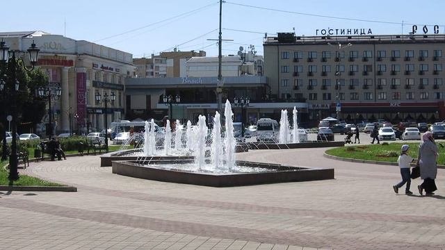 27.05.2022. КБР. Нальчик. Вид на гостиницу Россия с Площади Марии