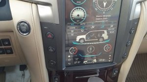 Монитор в стиле Тесла для Lexus LX570