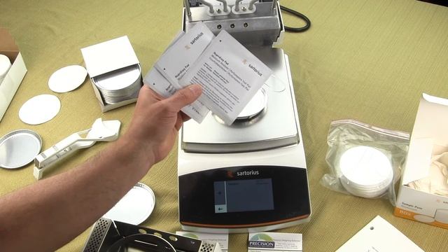 Moisture Analyzer overview Sartorius MA160 Moisture Balance