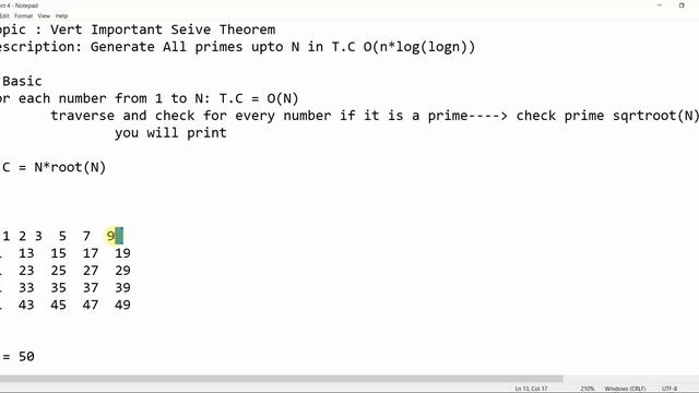 Sieve of Eratosthenes | Competitive Programming with Python