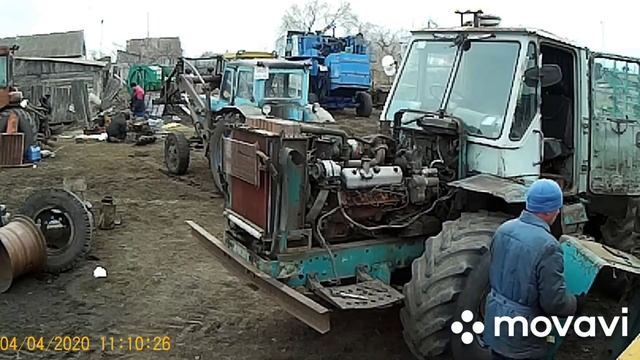 Ремонт Т-150 Сняли КПП смотреть онлайн