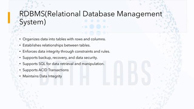 Introduction to DBMS and RDBMS | Beginners