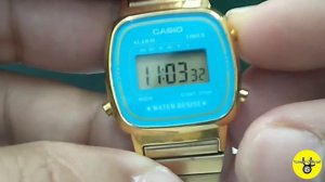 How to set time Casio LA670W