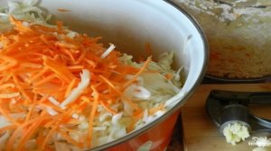 Капуста маринованная с чесноком на зиму