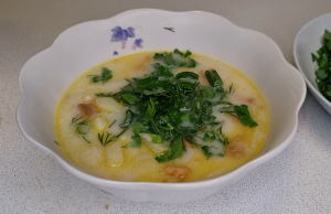 Бесподобно вкусный суп с лисичками и плавленым сыром