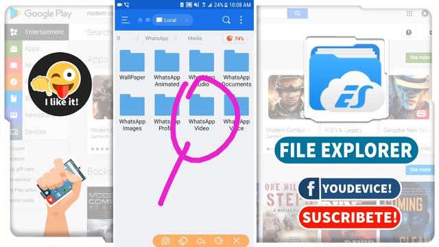 Como eliminar toda evidencia de nuestras App con File Explorer File Manager смотреть онлайн
