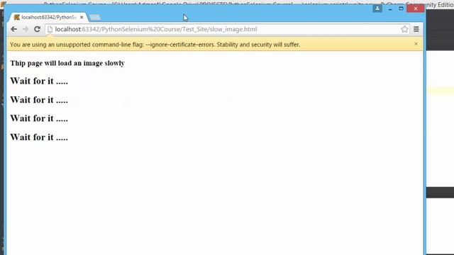 Implicit Wait Vs. Explicit Wait - Selenium WebDriver with Python