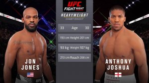 Джон Джонс против Энтони Джошуа Полный бой - UFC 4