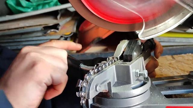 Заточка цепи бензопилы Зубр СЦ-300