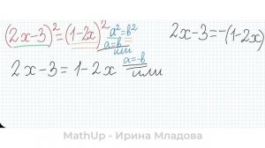 Равенство двух квадратов - 4 способ | Профильная математика