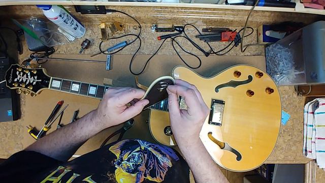 2012 Epiphone Joe Pass Emperor ll Tear down смотреть онлайн