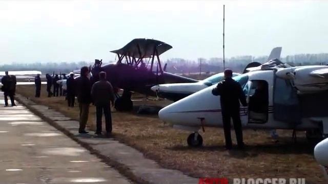 Работа самолета ПО-2