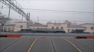 На 104 двух-этажном поезде из Москвы в Адлер .Новые вагоны.2023  год