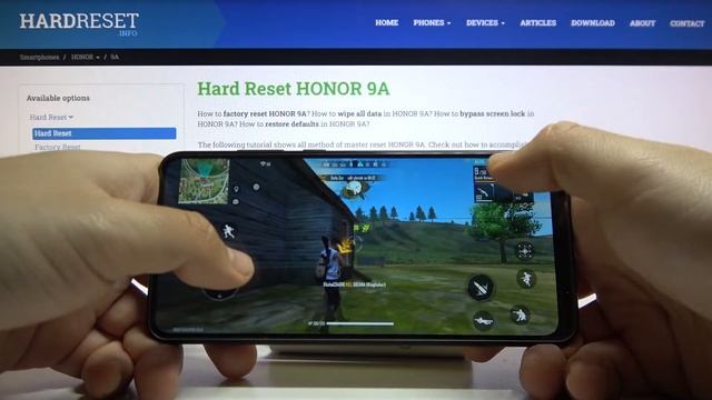 Игры на HONOR 9A | Стоит ли покупать HONOR 9A для игр? Тест в игре Garena Free Fire