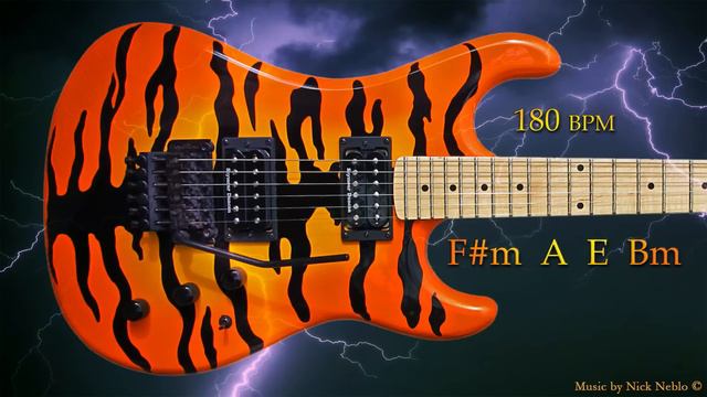 Hard Rock Metal Fast Guitar Backing Track F# Minor смотреть онлайн