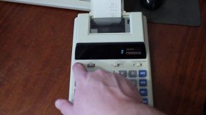 Печатающий калькулятор Casio