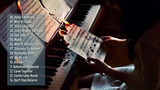 Relaxing Piano Rock Ballads Love Songs - Best Of Slow Rock Instrumental 70's 80's смотреть онлайн